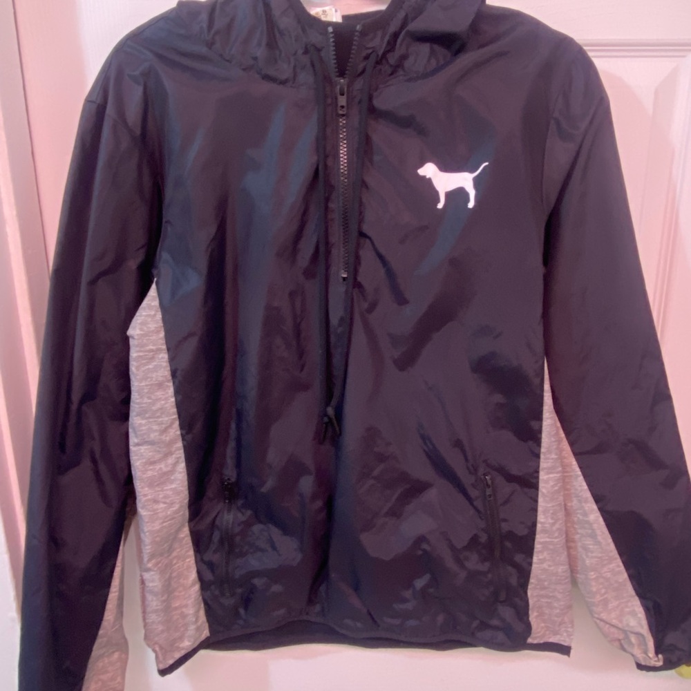 ‘VS Pink brand Black and Gray Jacket